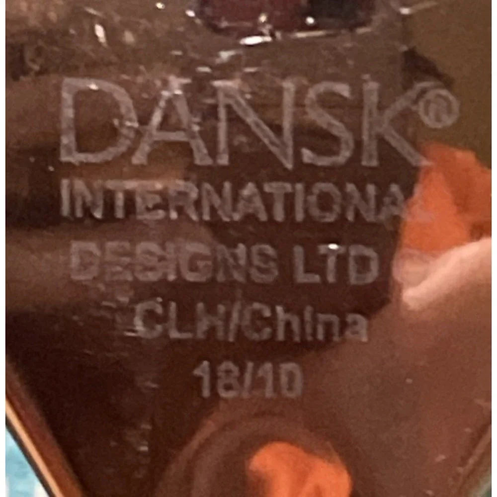 Dansk International Das50 4 Oval Soup Spoons Spoon Stainless Steel 18/10‎